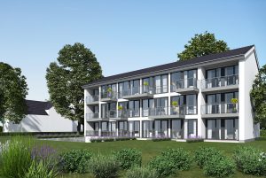 Visualisierung Gästehaus, Sophienhöhe 3, Kerpen © SNK architekten · ingenieure